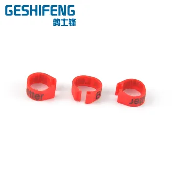 

Plastic clip racing pigeon rings