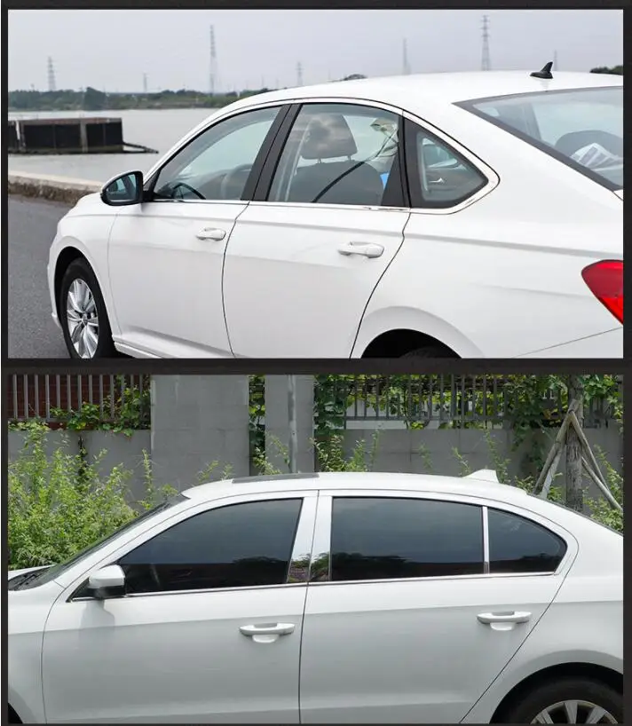 Обшивка окна подходит только для Volkswagen 18 абсолютно новая Lavida plus Специальная декоративная модификация для нержавеющей стали