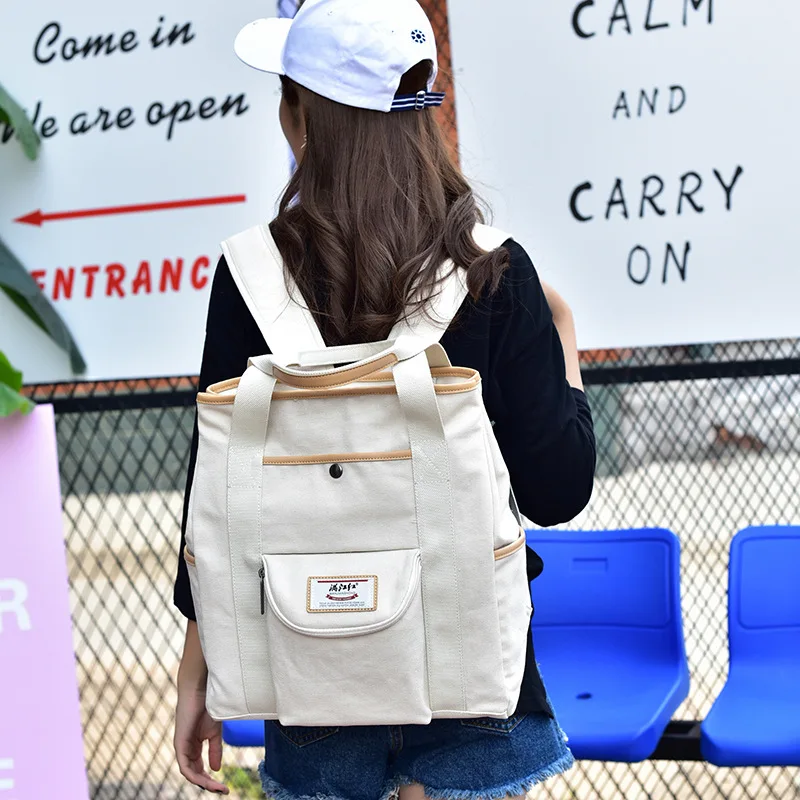 От производителя, новинка года, стильный женский рюкзак в Корейском стиле, простой однотонный школьный рюкзак
