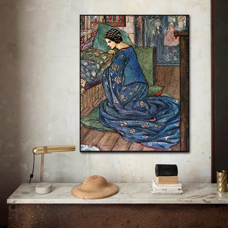 Картина по номерам художественная краска по номерам нарисованная вручную средневековая женская домашняя стена коридор декоративная живопись