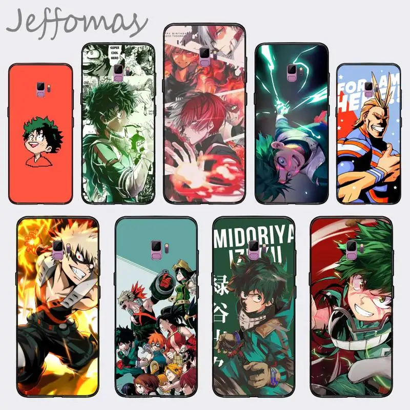 

My hero academia Phone Case Cover For Samsung Galaxy S5 S6 S7 S8 S9 S10 S10e S20 edge plus lite