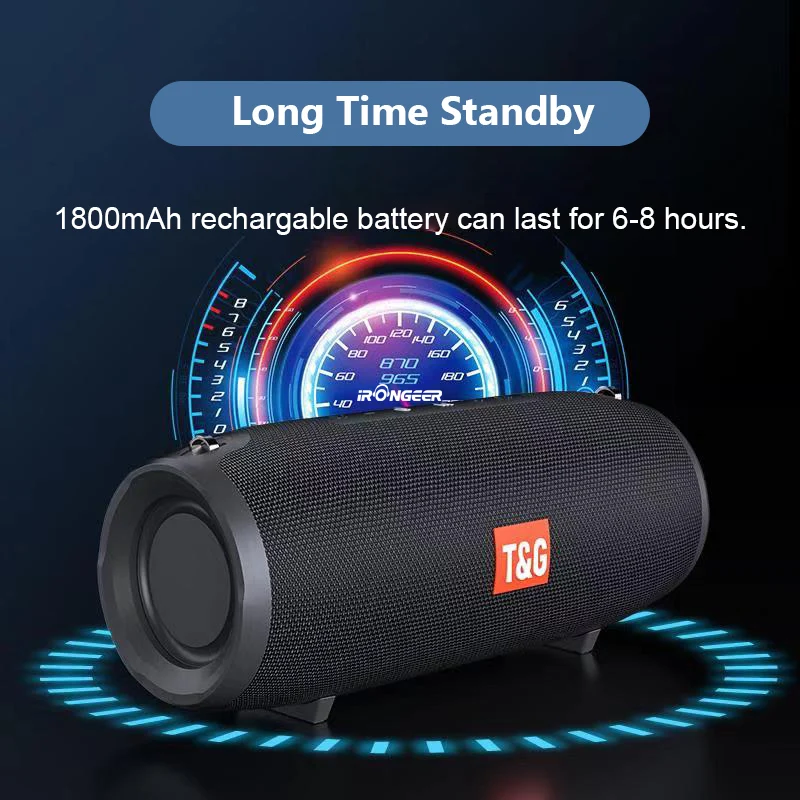 TG Bluetooth динамик портативный Открытый громкий беспроводная мини Колонка 3D 20 Вт