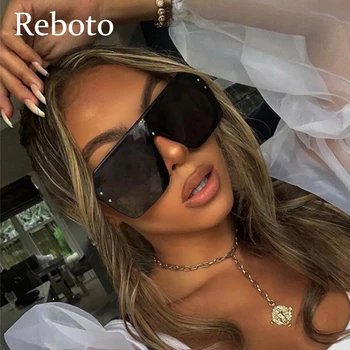 

Luxury Square Mirror Coating Sunglasses Men Women Fashion Shades Vintage pilot masculine glasses UV400