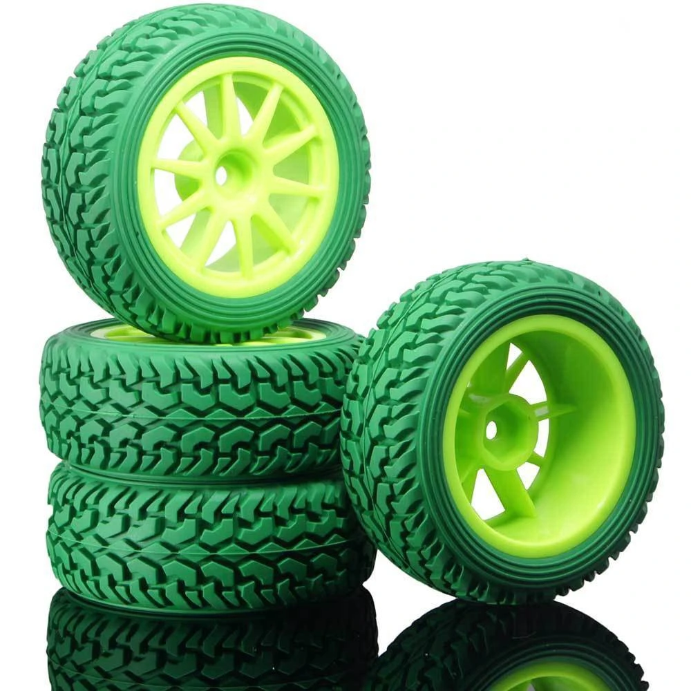 RC 910G-8019 Rally Tires &amp Wheel Rims 4P For HSP 1:10 On-Road Car | Игрушки и хобби
