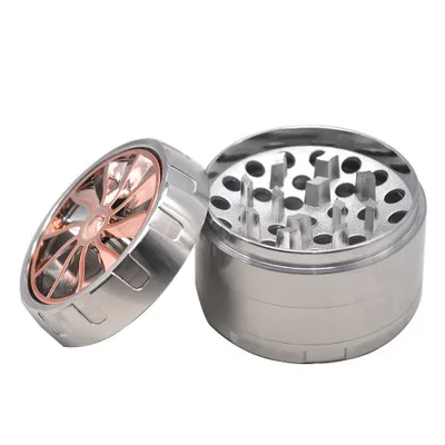 

Sliver 4 Layers Metal Tobacco Grinder Smoke Time Cigarette Smoking Accessories Grinder Weed Pipas Fumar Hierba Narguile Completo