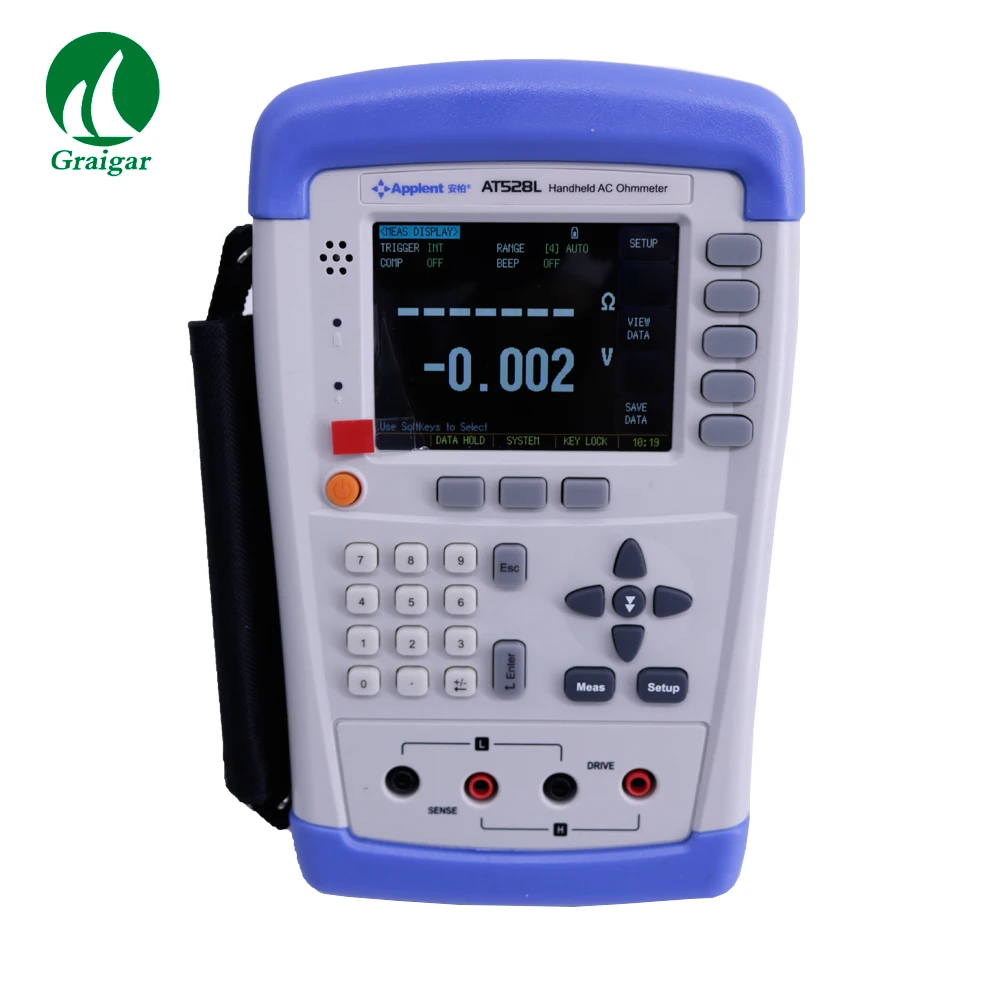 

AT528L Minitype Handheld Micro ohm Mete Speed 2 times/second