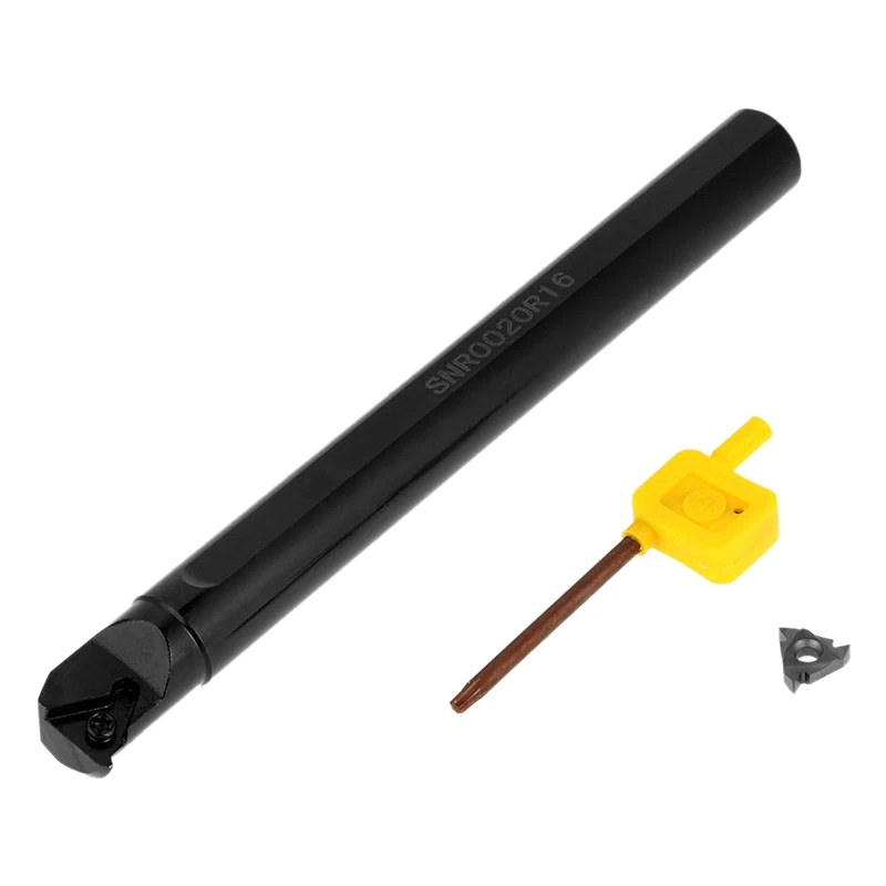 

SNR0020R16 Internal Thread Turning Tool Holder + Insert 16IR AG60 Apply in CNC Lathe Turning Working