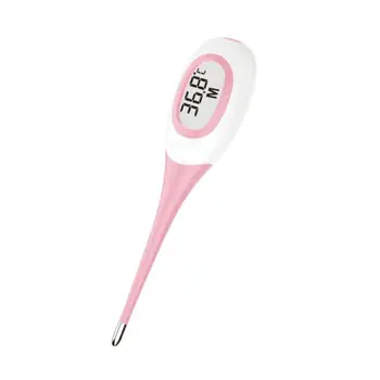 

Digital Thermometer Soft Probe Head Baby Adult Electronic LCD Body Temperature Measuring Equipment