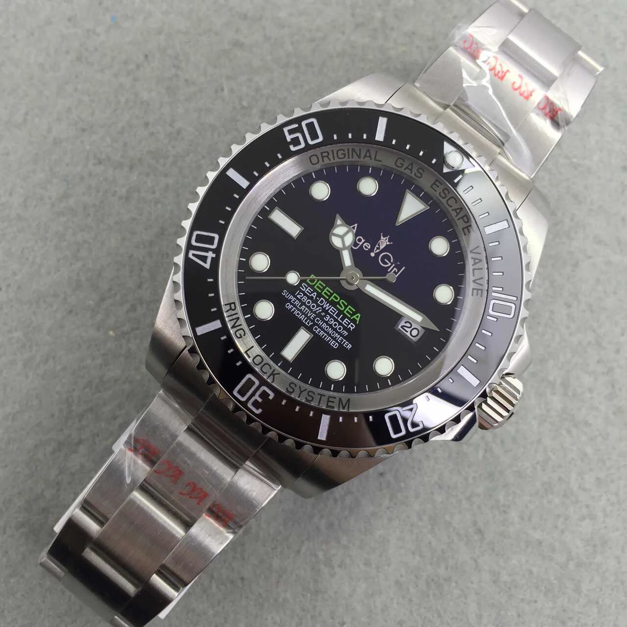 

Luxury Brand New Men Ceramic Bezel Stainless Steel Automatic Mechanical Black Blue Green Casual Sapphire Deepsea Watch AAA+ 44mm