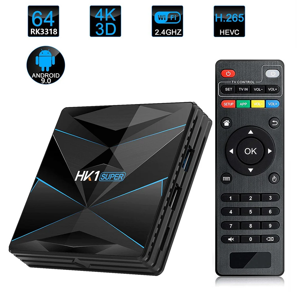 HK1 супер IPTV Арабский испанский Android 9,0 smart QHDTV IPTV коробка с 1 годовым кодом RK3318 2G 16G французский italia IPTV подписка ОАЭ