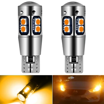 

2x T10 W5W LED Lamp Canbus Parking Interior Lights For Mercedes Benz W221W203 W205 W210 W212 W124 W163 A C E SLK GLK amber white