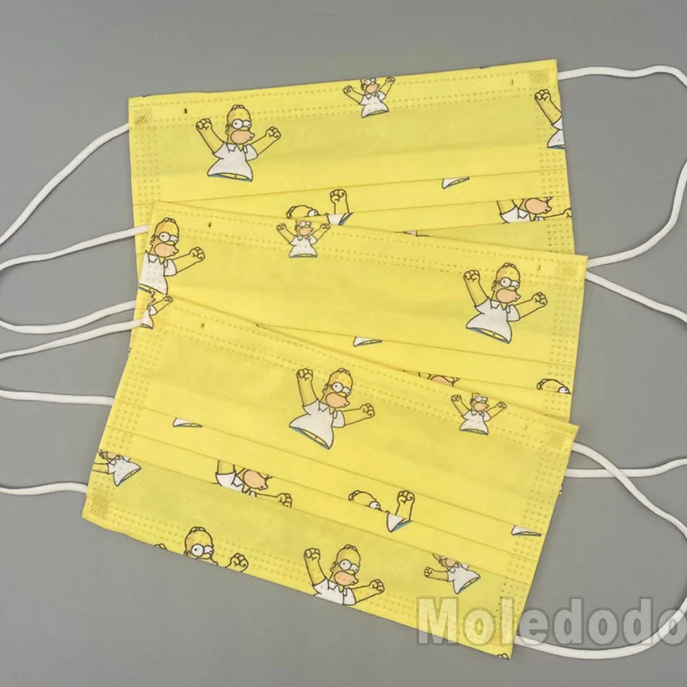 Рисунок 2 - Маска одноразовая для взрослых с мультяшным аниме