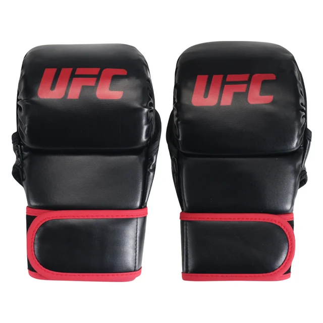 Men's Half-finger Boxing Gloves MMA Boxing Gloves Kick Boxing Karate Muay Thai Mixed Fighting Gloves Kick Boxing Training Gloves black