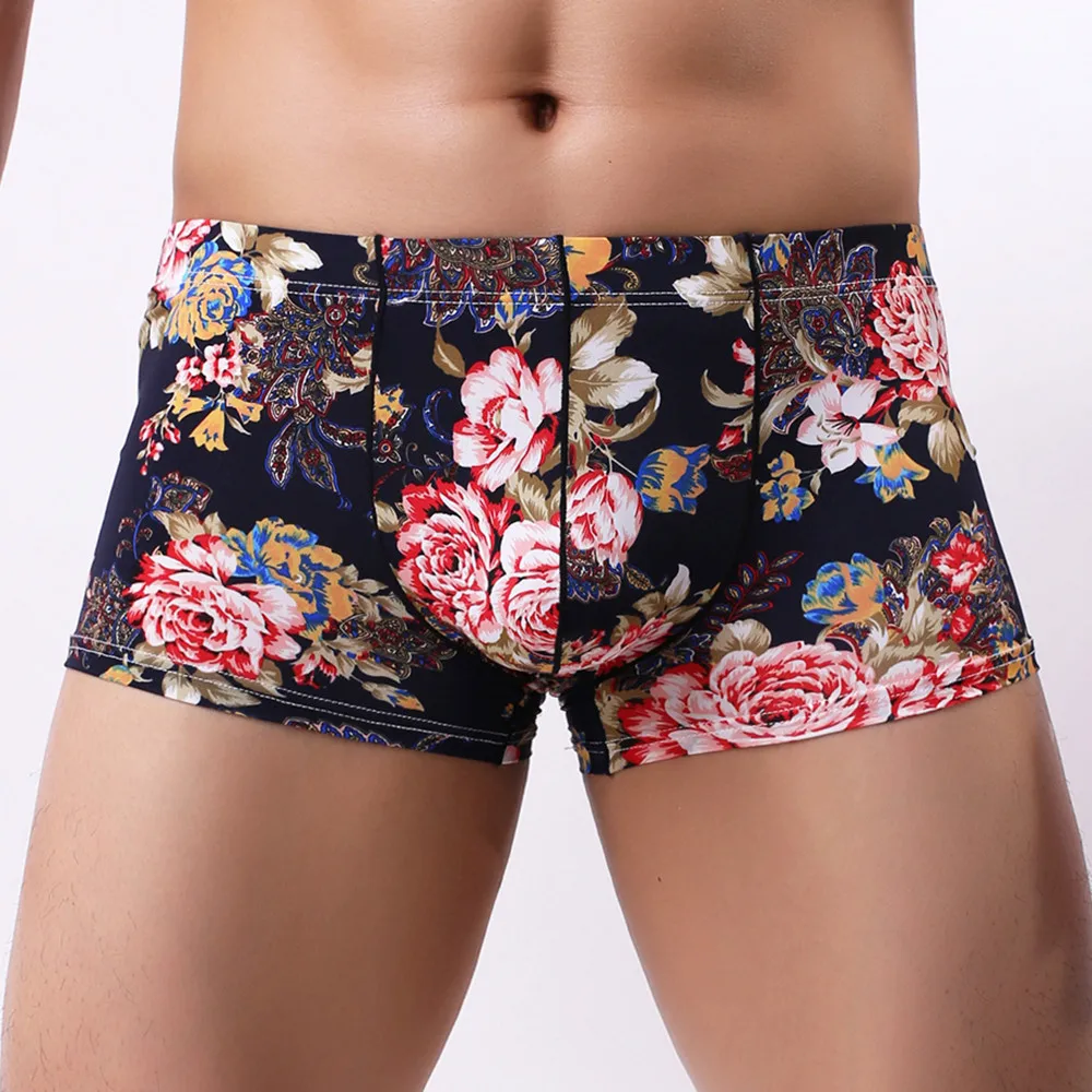 

New Fashion Mens Underwear Boxers Brand Boxer Men Shorts Print Cuecas Masculina Male Breathable Boxershorts Hombre Size Plus new
