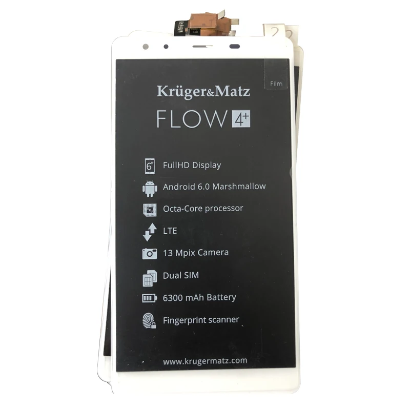 ЖК-дисплей KRUGER &amp MATZ Flow 4 + дигитайзер сенсорная панель стеклянный датчик в сборе