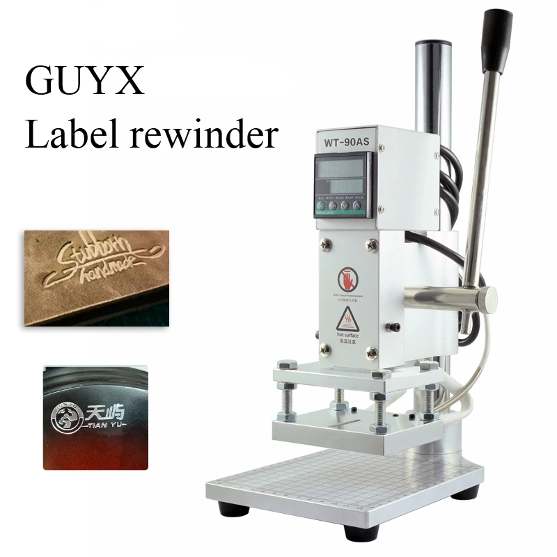 

Sign manual hot stamping machine, leather PU wood PVC paper hot stamping tool, desktop small hot stamping machine