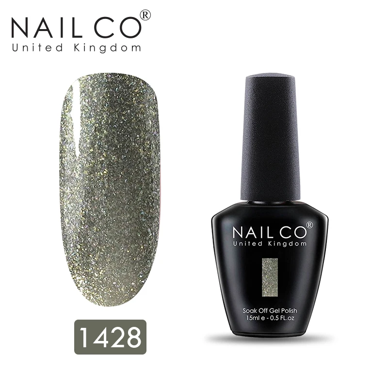 1428 NAILCO 15 мл Гель-лак Полупостоянный Гель-лак праймер Гель-лак Светодиодный УФ-гель для жидкость для снятия лака от гель лак для ногтей - Цвет: 1428