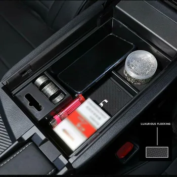 

Accessories Car Storage Box Center Console ABS Organizer For Porsche Macan 2017 2018