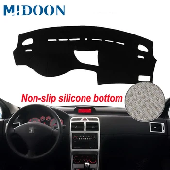 

MIDOON Car Dashboard Cover Dash Mat For Peugeot 307 Sun Shade DashMat Pad Carpet Anti-UV Automobile Protector Car Styling