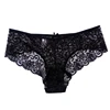 Mid Waist Women Panties Full Lace Transparent Underwear Plus Size Briefs Female S-XL Hollow Out Shorts Underpants ► Photo 3/6