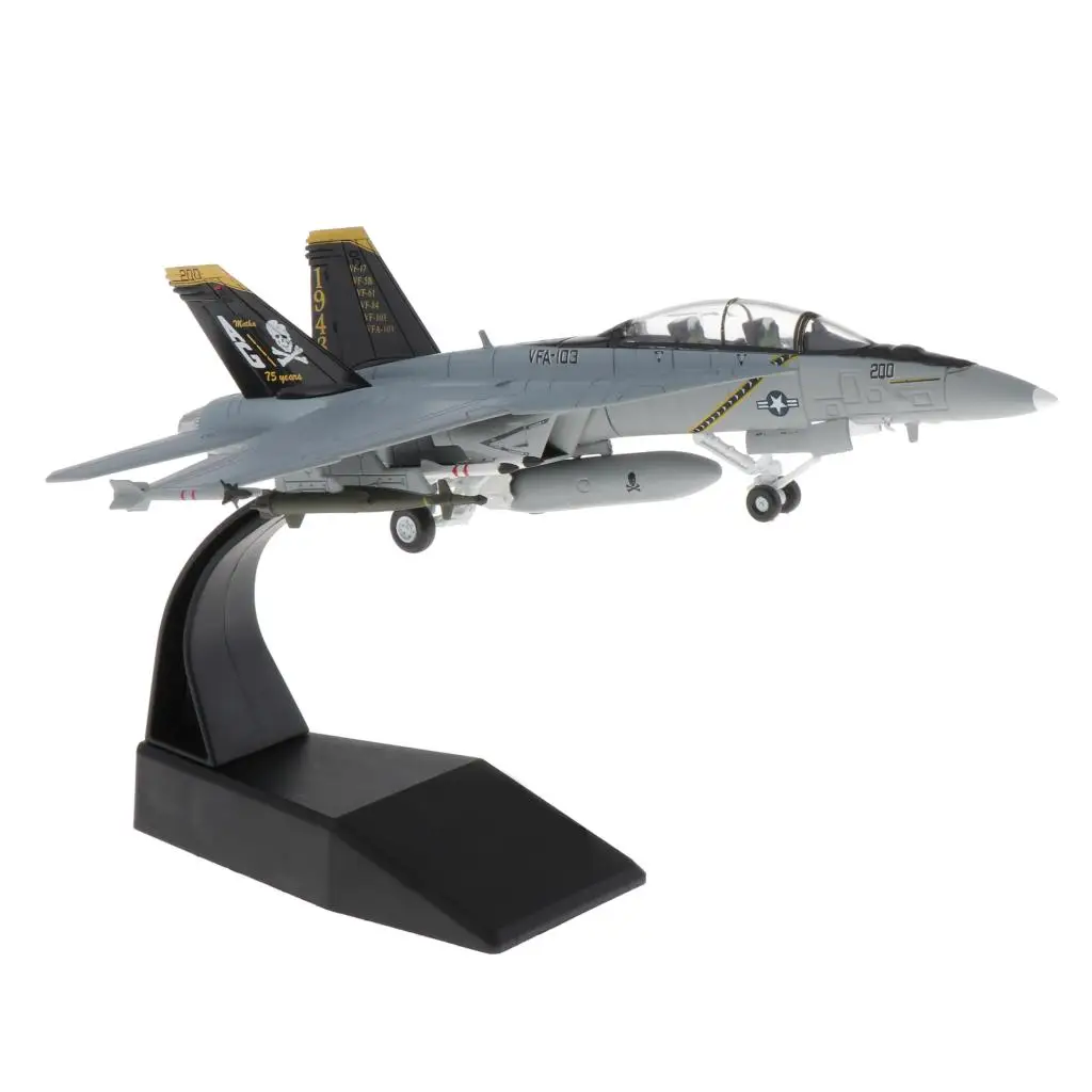 1/100 весы военная модель игрушка F/A 18 ударный истребитель литой металлический