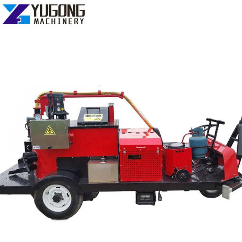 Asphalt Cement Pavement Repairing And Pouring Push-Type Pavement Crack Sealing Machine Cement Joint Treatment