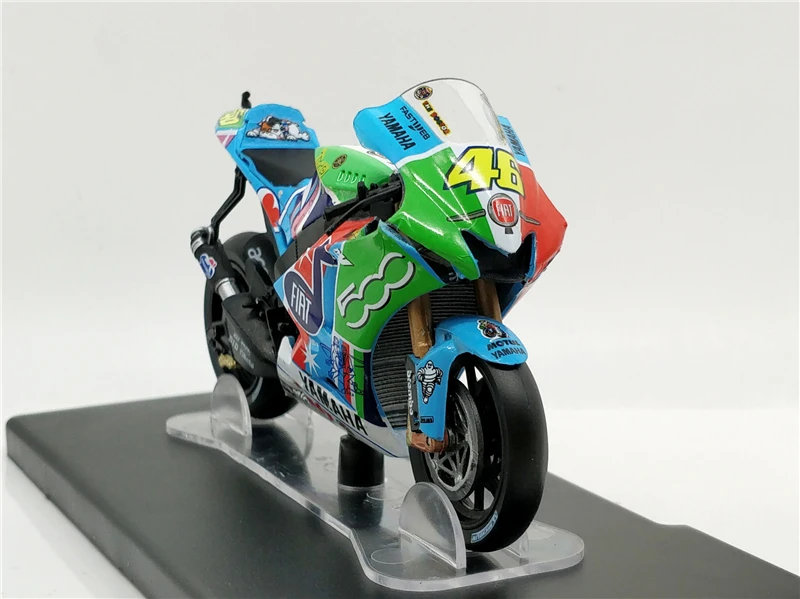 Original factory 1:24 Yamaha YZR-M1 Assen 2007 Motorcycle alloy car toys for children kids toys Model gift original box