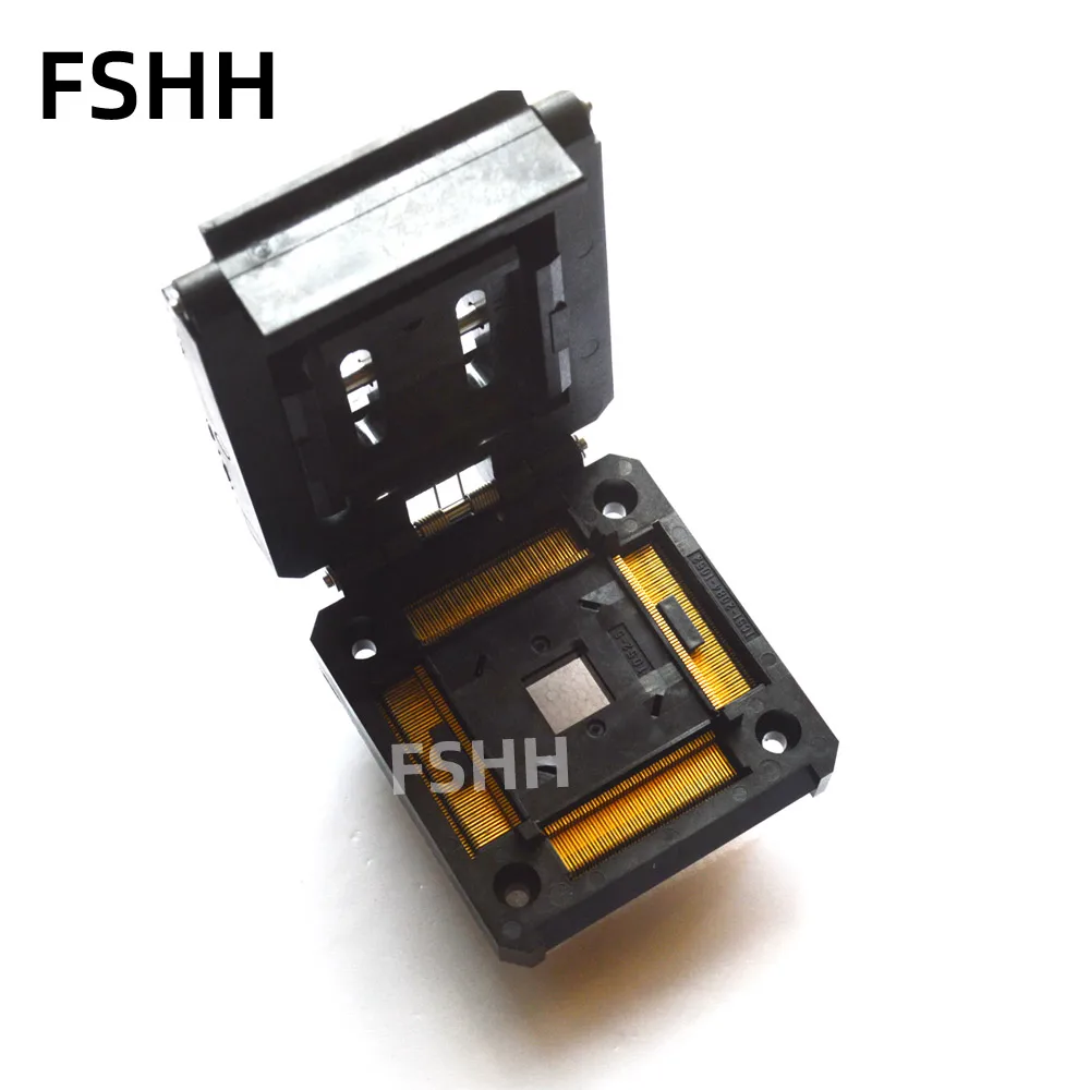 

0,5 мм стандартный тестовый разъем типа раскладушки TQFP208 QFP28 IC Разъем 28x28 мм