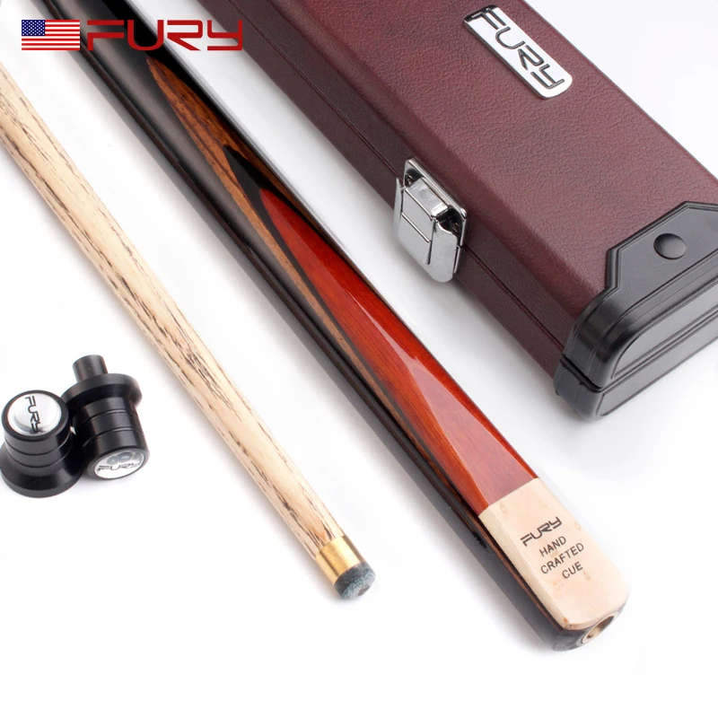 

Fury new snooker cue stick with case 9.8mm tip Canada ash billiard cue kit Champion snooker stick kit Kelly Fisher is Spokesman