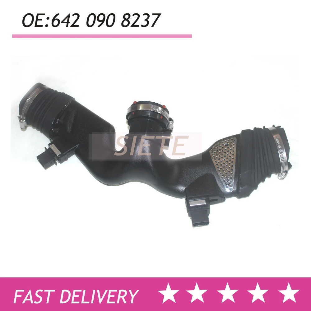 Clean air duct intake manifold air mass meter For Mercedes OM642 CDI V6 A6420908237, A 642 090 82 37, 6420908237