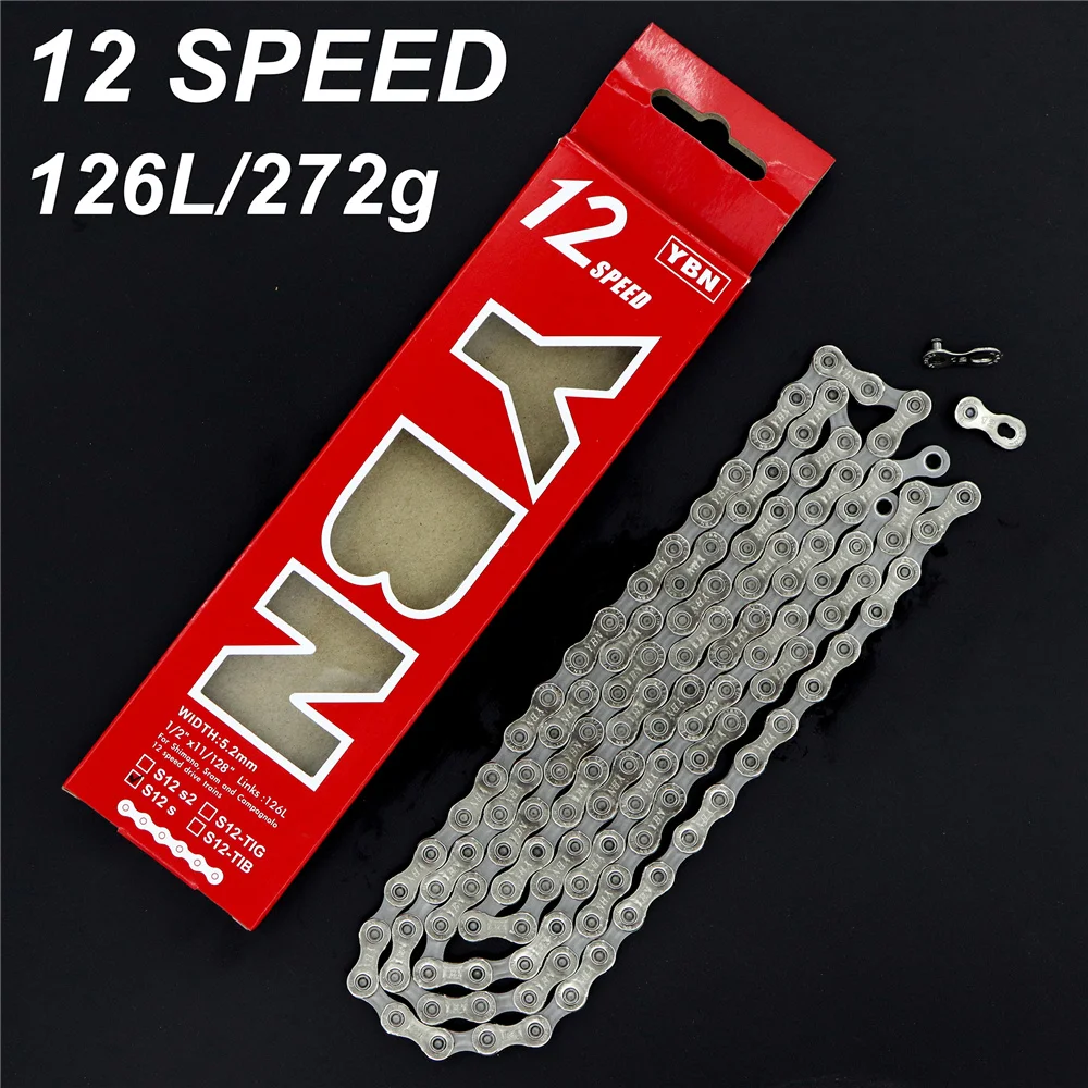 Ybn S12 Spedd Chain Bicycle Chain 12s Mtb Road Bike Chain For Shimano Sram  Campagnolo Systen 12 Speed Bicycle Chains - Bicycle Chains - AliExpress