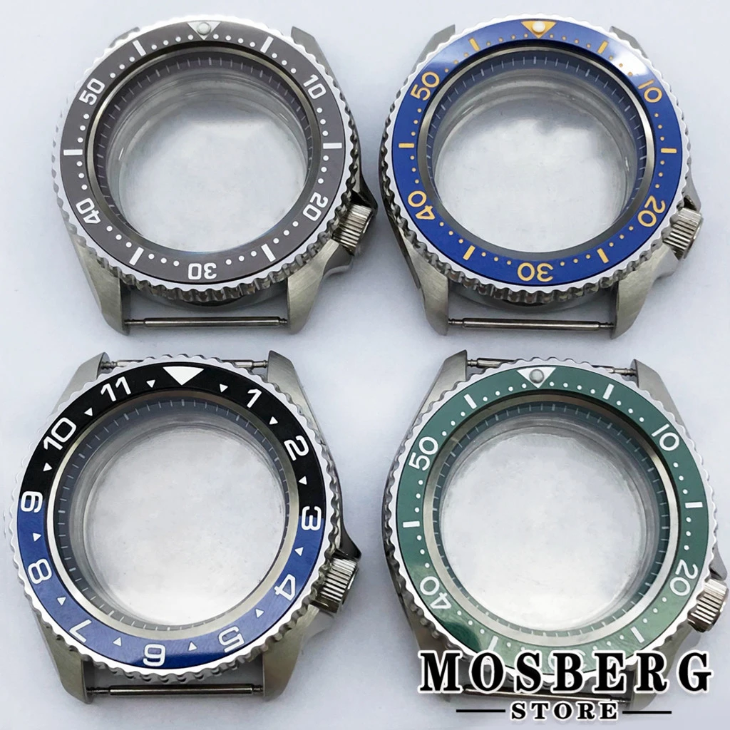 42mm Skx Watch Case Ceramic Bezel Solid 316l Stainless Steel Sapphire