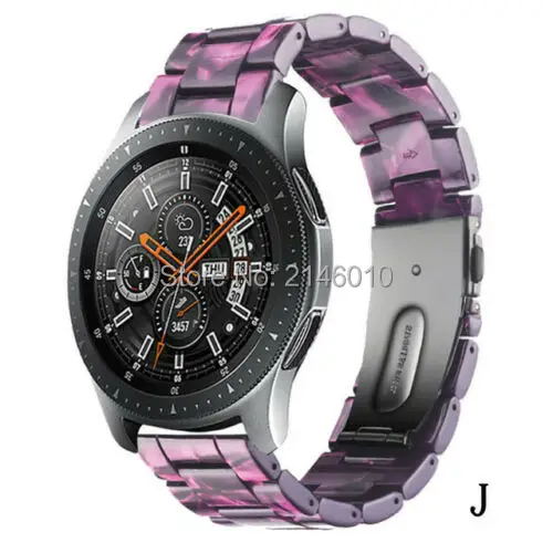 Ремешок резиновый для наручных часов быстросъемный браслет Samsung Galaxy Watch S3/S2 42 мм/46