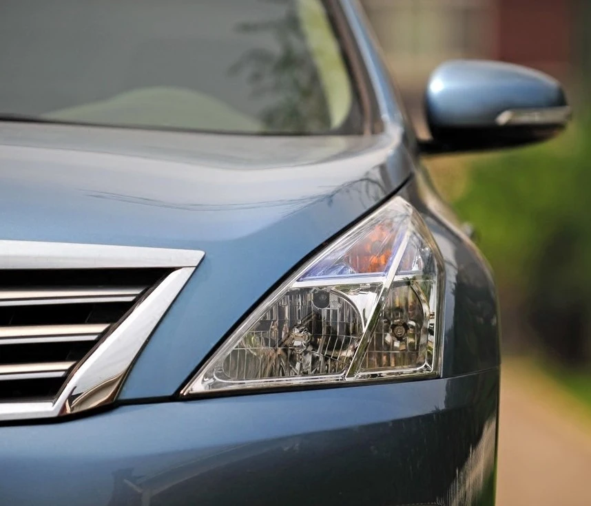 Для NissanTeana 2011 2012 передние фары прозрачные абажуры лампы оболочки маски фары крышка объектива фары - Цвет: Left and Right