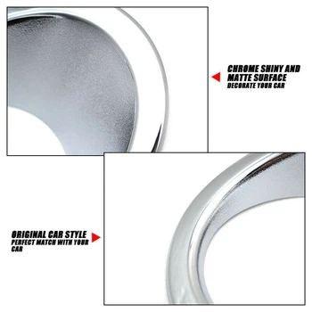 

Chrome Car Fog Lamp Cover Set For Honda CRV CR-V 2007 2008 2009 1 Pair Light Cover Styling Silver Waterproof High Quality