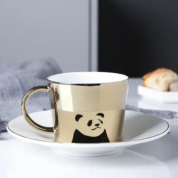 

Ceramic Coffee Cup Saucer Creative Personality Reusable Coffee Cup Luxury Cup Coffee Cup Ceramic Sublimation Mugs China HH50BD