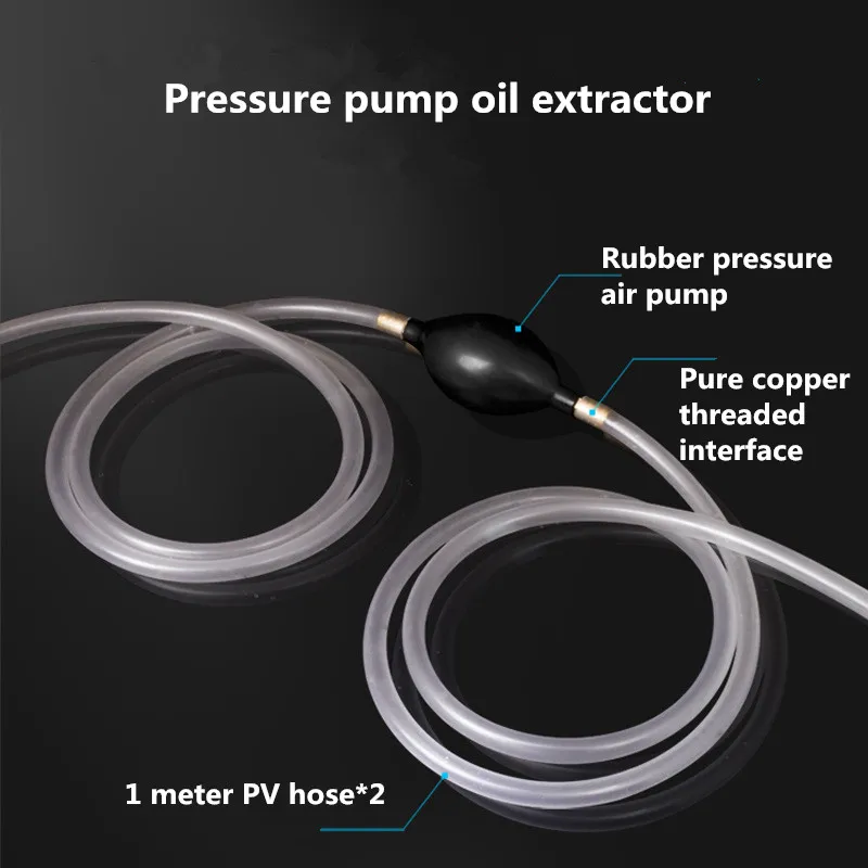 

1PC Fuel Liquid Transfer Pump Manual Hand Pump Suction Oil Water Petrol Diesel Fuel Liquid Transfer Pump Pipe Home Use