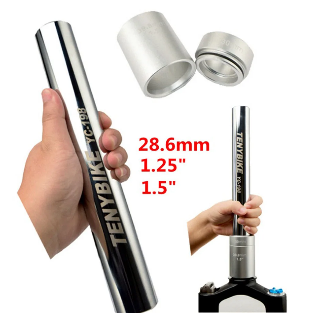 Bike Front Fork Bicycle Maintenance Installation Repair Tools Gears Cycling Crown Race Setter 28.6 Bike Front Fork Replacement