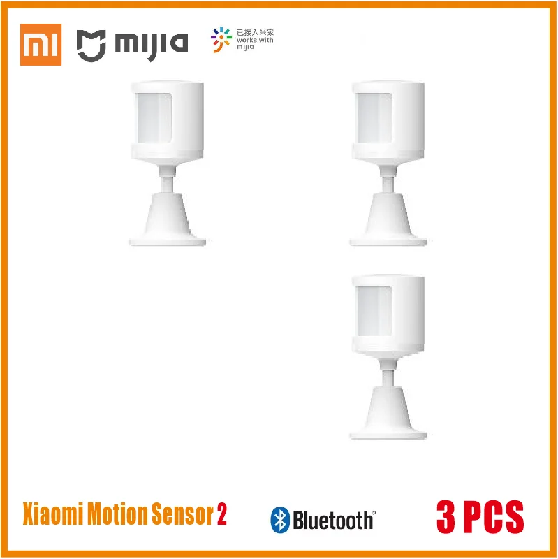 2021 Newest Xiaomi Mijia Motion Sensor 2 Human Body Sensitive Ambient Light Dark Transducer Bracket Bluetooth Work With Mijia 