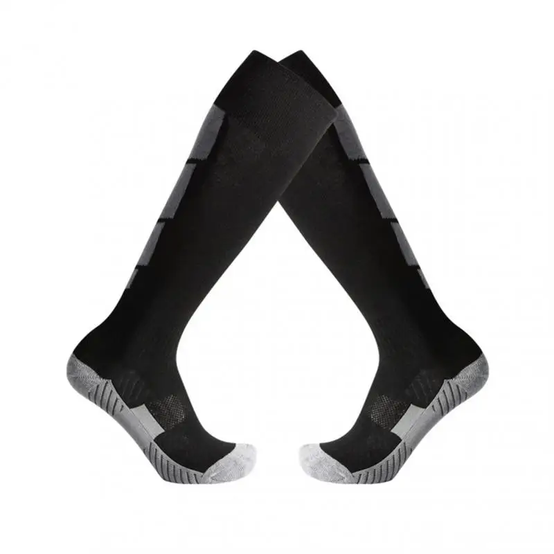 

1pair Adult Sports Football Socks Comfortable Knee Length Sports Football Towel Socks Men Women Baseball Rugby Socks