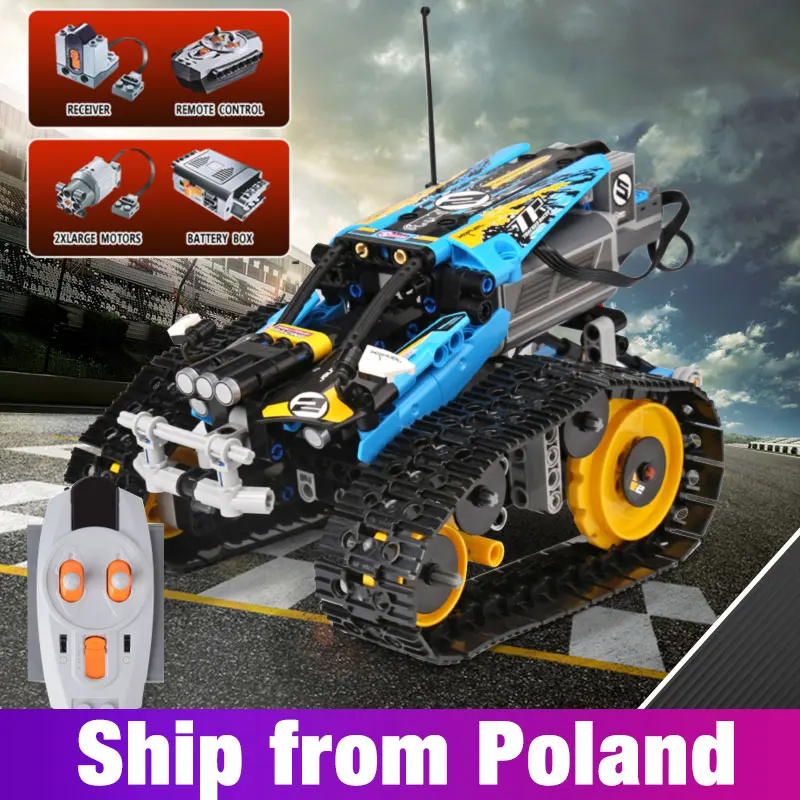 

Technic RC Tracked Stunt Racer Building Blocks Fit Legoing Creator APP Remote Control Car Bricks Toys Gifts For Children