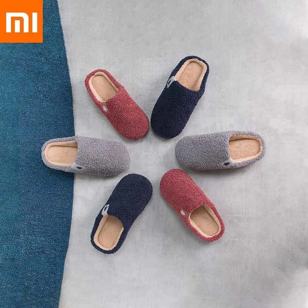 Xiaomi/плюшевые теплые хлопковые тапочки материал ПВХ светильник гибкая прочная