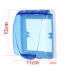 White Transparent Switch Cover Waterproof Box 86Type Socket Protector Electric Plug Cover Child Safety Box Bathroom Supplies ► Photo 2/6