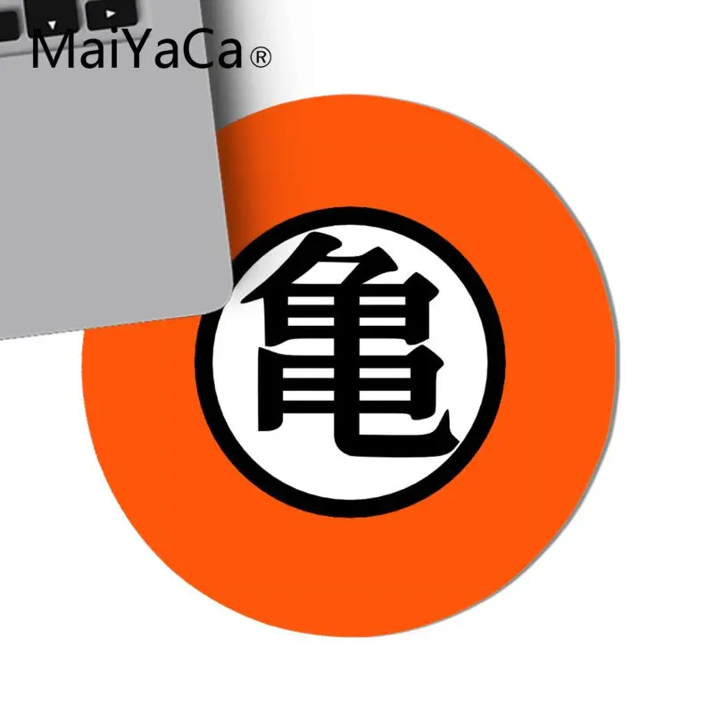 Maiyaca Dragon Ball DBZ Goku логотип DIY Дизайн Шаблон игра круглый коврик для мыши игровая мышь подкладка для коврика для ноутбука Ноутбук для геймеров коврик для стола