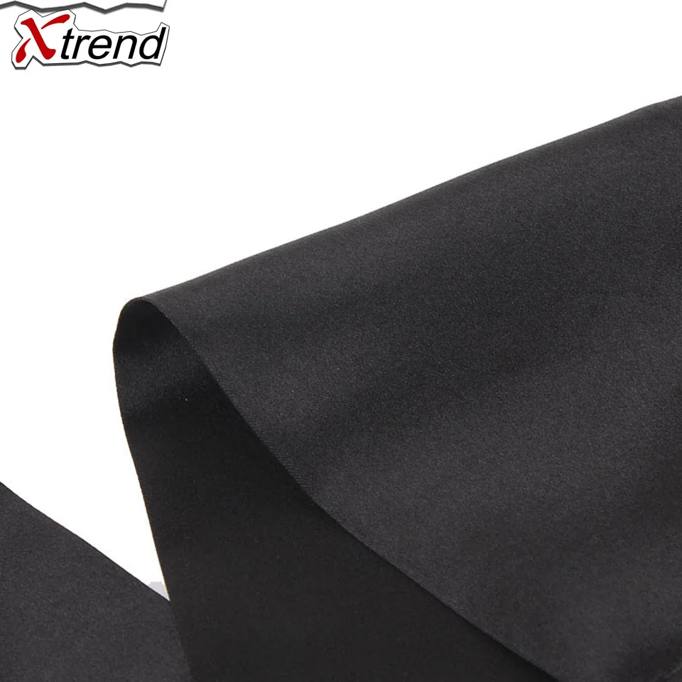 Xtrend атласный край шарфы для волос Нескользящая повязка на голову парики головная повязка для йоги черный головной убор из полиэстера для парика