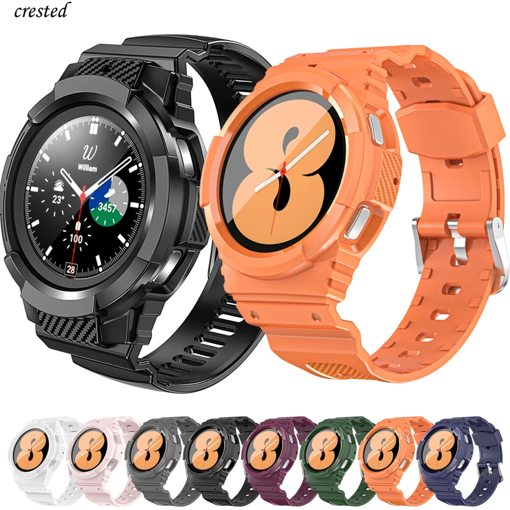 Ремешок из углеродного волокна для Samsung Galaxy Watch 4/Classic/46 мм/42 мм/Gear s3 Frontier прочный