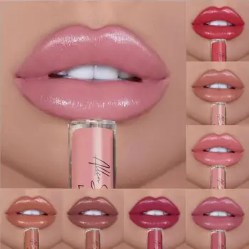 

Waterproof Vivid Lipgloss Sexy Women Glitter Liquid Makeup Colorful Moist Lip Gloss Nude Glitter Shimmer Lipstick T0664