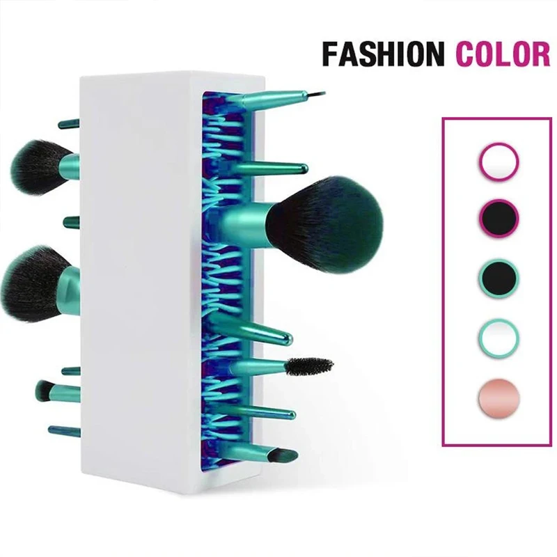 

Multi-color cosmetic storage box makeup brush display storage box rack