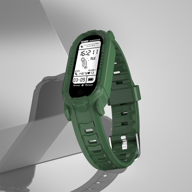 Strap For Xiaomi Mi Band 5 6 Transparent Silicone TPU Resin Strap For Amazfit Band 5 Mi Band 6 5 Miband 4 3 5 6Wristband