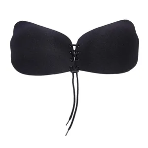 Women intimates accessories Invisible Bra Sexy Women Self Adhesive Strapless Bandage Blackless Stick Gel Silicone Bra Push Up NS